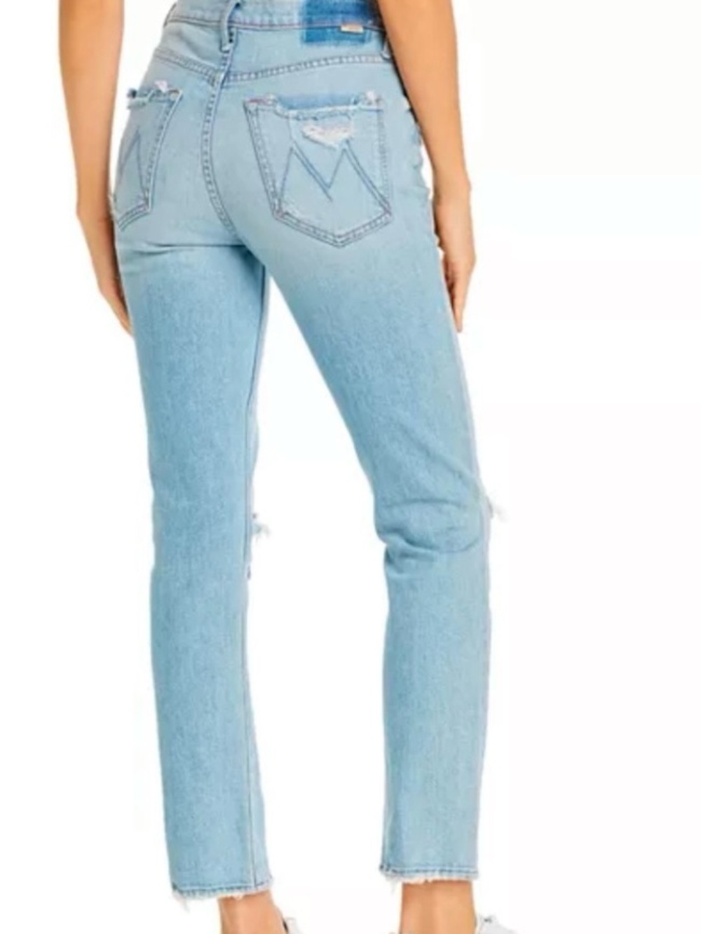 MOTHER The Dazzler Button Fly Ankle jeans size 27 Really Intoxicated Wash